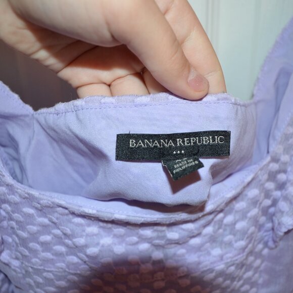 Banana Republic Purple Long Sleeve Shirt - Picture 2 of 4